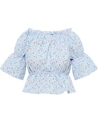 Mo - My Blouse Met Vichy-Patroon Esha - Lyst