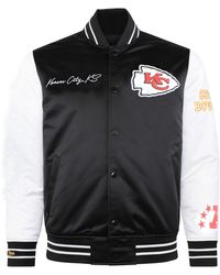 Mitchell & Ness - Nfl Kansas City Chiefs Satin Bomber Jacket - Lyst