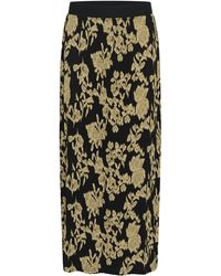 Kaffe - Rok Regular Fit/Big Flowers Multi - Lyst
