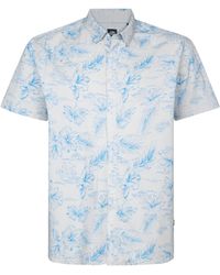 Petrol Industries - Plus Size All-over Print Overhemd Mariner - Lyst