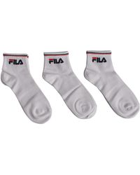 Fila - Pack-3 Kwart Bamboosokken F5505 Voor Mannen En Vrouwen - Lyst