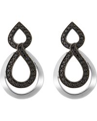 Orphelia - 'Amber' 925 Sterling Drop Earrings - Lyst