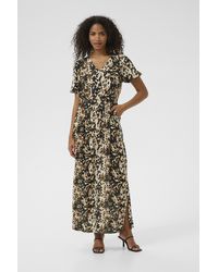 Kaffe - Jurk Regular Fit Leopard Print - Lyst