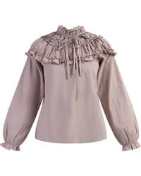 Dreimaster - Blouse Oud Roze - Lyst