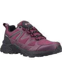 Cotswold - Horton Low Textile Burgundy Hiking Shoes - Lyst
