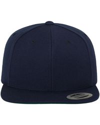 Flexfit - "Classic" Snapback Mütze Für Herren/Damen (Marineblau) - Lyst