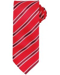 PREMIER - Waffle Stripe Formal Business Tie (Pack Of 2) Burgundy) - Lyst