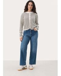 Part Two - Strickjacke Gerade Passform - Lyst