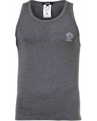 Versace - T-Shirt Long Sleeves Round Neck Jersey Topeka Bi-S - Lyst