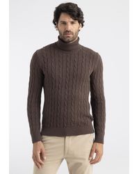 Felix Hardy - Pullover Rollkragenpullover Mit Zopfmuster - Lyst