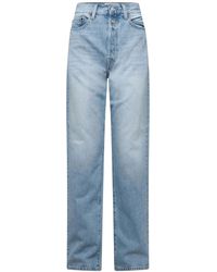 Replay - Rechte Jeans Van Gerecycled Katoen - Lyst