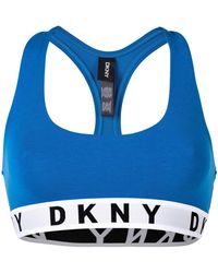 DKNY - Bustier Racerback Logo Print - Lyst