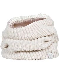 Heat Holders - Ladies Thick Winter Warm Fleece Lined Chunky Knit Thermal Neck Warmer - Lyst