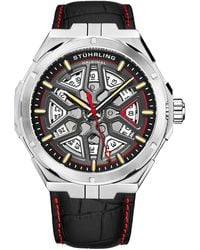 Stuhrling - And Gio Swiss Automatic 44Mm Skeleton - Lyst