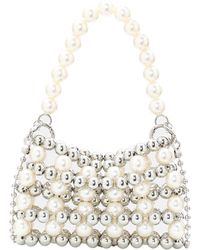 Dreimaster - Handtasche Frauen Wollweiß-Melange - Lyst