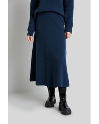 Bugatti - Damen Gebreide Rok Met Elastische Tailleband - Lyst