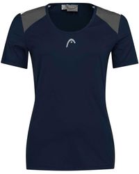 Head - "Club 22 Tech" T-Shirt Für Damen (Dunkelblau) - Lyst