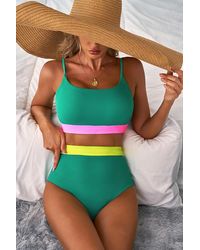 Azura Exchange - Hoog Taille Bikini Badpak - Lyst