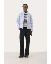 Part Two - Jas Classic Fit Heather Blue - Lyst