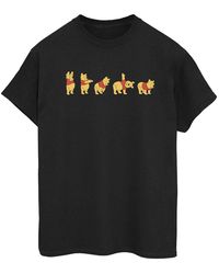 Disney - Ladies Winnie The Pooh Stretching Cotton Boyfriend T-Shirt - Lyst