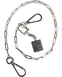 Dolce & Gabbana - Tone Metal Chain Dg Charm Belt Keychain - Lyst