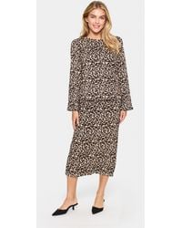 Saint Tropez - Langarm-Bluse Fitted Reg Leo - Lyst