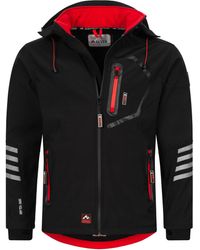 Arctic Seven - Softshell Jas Voor – Zwart-rood - Lyst