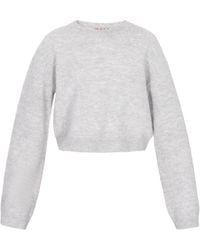 myMo - Pullover Frauen Hellgraumelange - Lyst