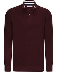 Felix Hardy - Pullover Pullover Mit Halbem Reißverschluss - Lyst