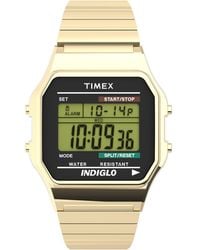 Timex - Main Street Classic Digital Watch T78677 Stainless Steel - Lyst