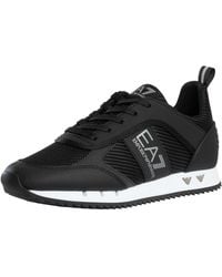 EA7 - Mesh Logo-Sneakers - Lyst