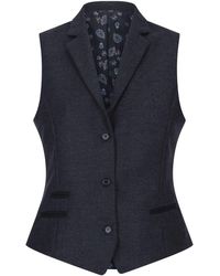 TruClothing - Herringbone Check Tweed Waistcoat Wool Blend Vest - Lyst