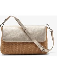 Clarks - Summery Small Champagne Leather Bag - Lyst