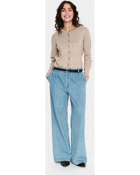 Saint Tropez - Vest Classic Fit Beige - Lyst