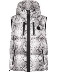 Philipp Plein - Fitness ,Grijs ,Nylon Down Vest Python - Lyst