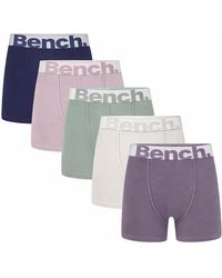 Bench - 5 Pack Cotton Rich Boxers Breathable Soft Underwear - Lyst