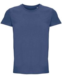 Sol's - Adult Crusader Recycled T-Shirt (Denim) - Lyst