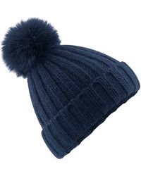 BEECHFIELD® - "Verbier" Mütze Bommel Für Herren/Damen (Marineblau) - Lyst