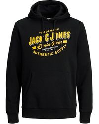 Jack & Jones Herren Pullover 3XL 4XL 5XL 6XL Logo Sweat Hoodie Plus Size NEU 