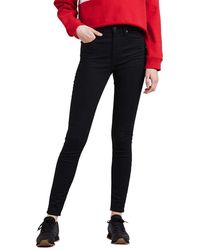 black levi skinny jeans womens