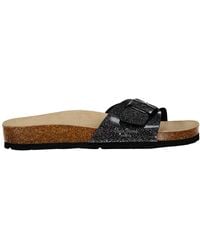Pepe Jeans Oban Skipper Loafer Sandals in Black | Lyst