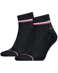 Tommy Hilfiger Iconic Quarter Socks 2 Pairs in Gray for Men | Lyst