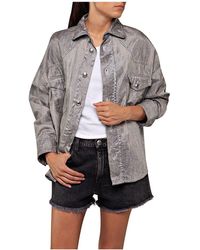 replay leopard print jacket