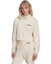 adidas cropped puffer jacket