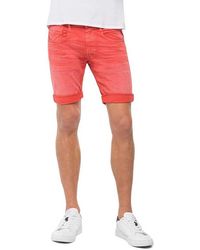 replay chino shorts