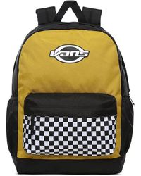 Vans Synthetic Sporty Realm Plus Black Trifecta Backpack - Lyst