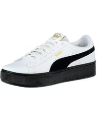 women's vikky platform leather sneaker