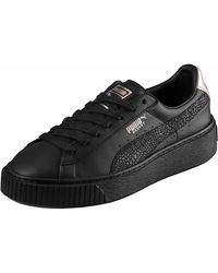 puma basket platform pelle puma basket platform pelle