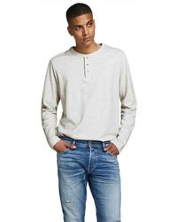Jack & Jones Long-sleeve t-shirts for Men - Up to 55% off at Lyst.com