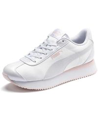 PUMA Leather Turino Stacked Sneaker in 